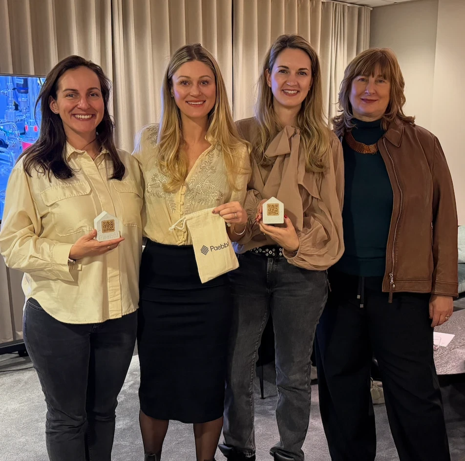 Feminvest Ventures investerar i Paebbl, som gör CO₂ till en permanent del av byggmaterial istället för ett utsläpp