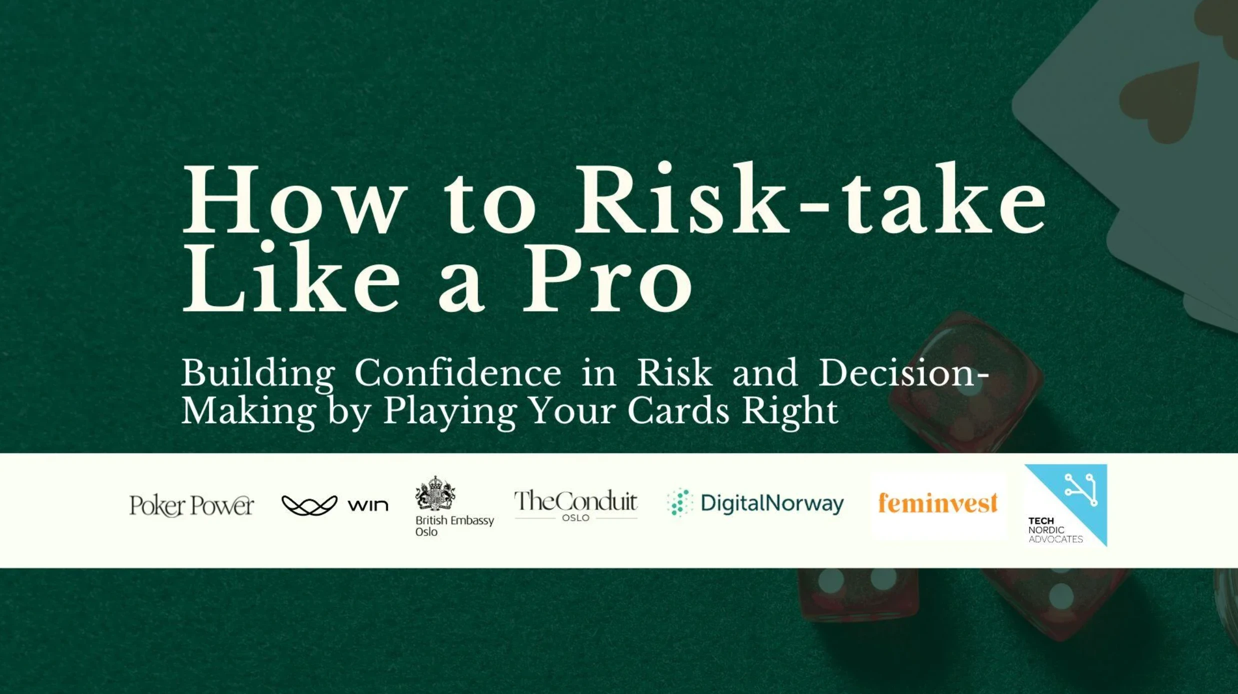 Hur man tar risker som ett proffs