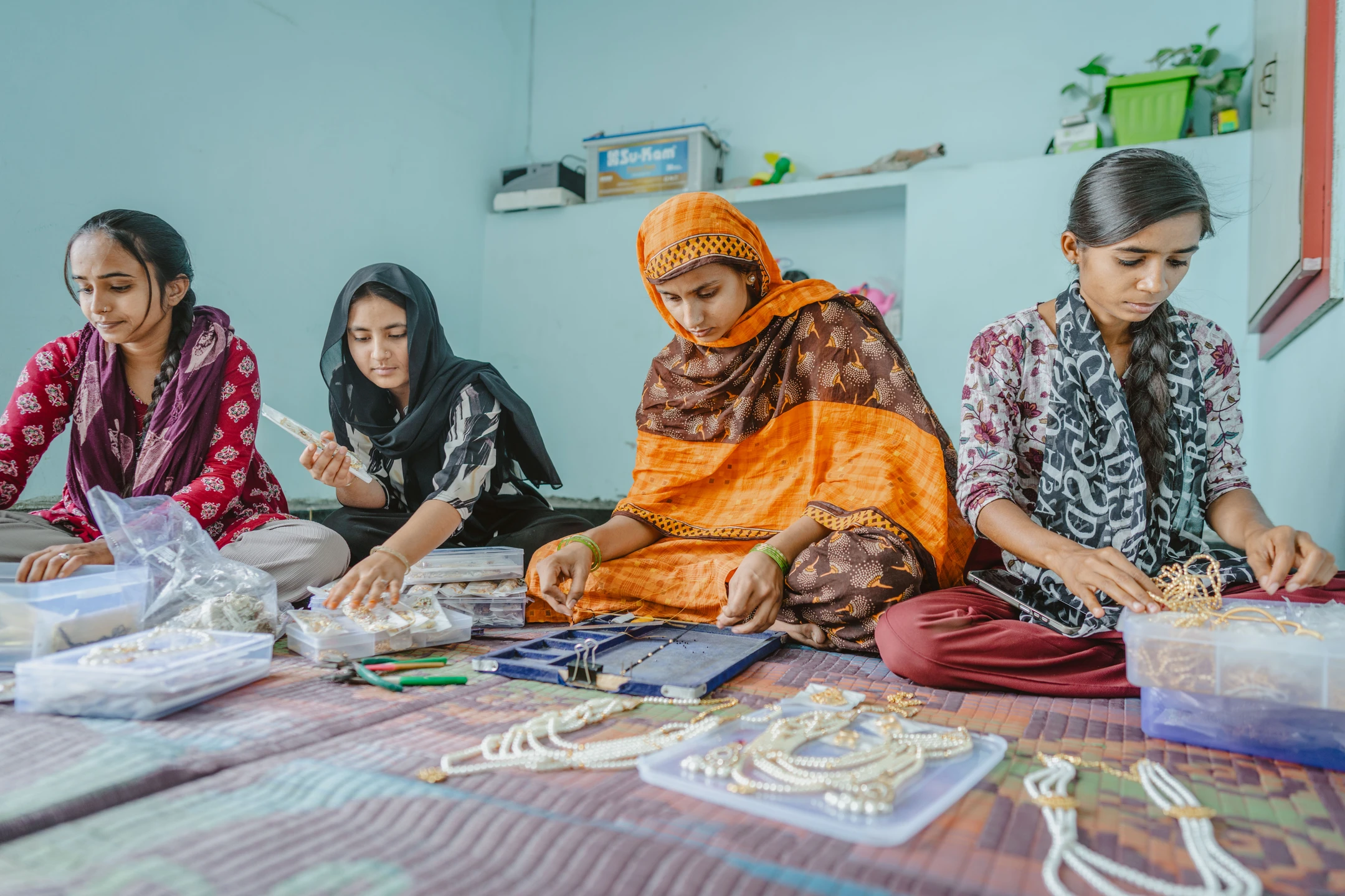 She started with a small loan. Today, her business employs 15 women!